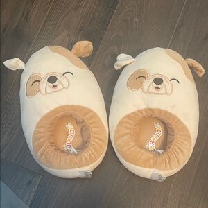 Squishmallows Kid’s Adorable Dog Slippers Size 4/5